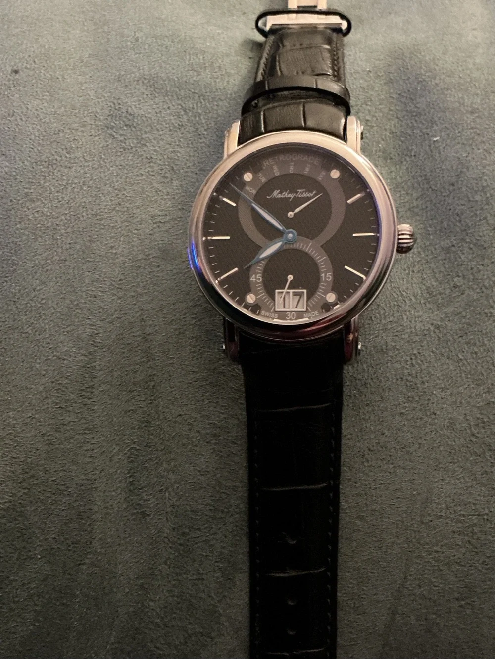Mathey-Tissot Black Dial Men's Dress Watch
